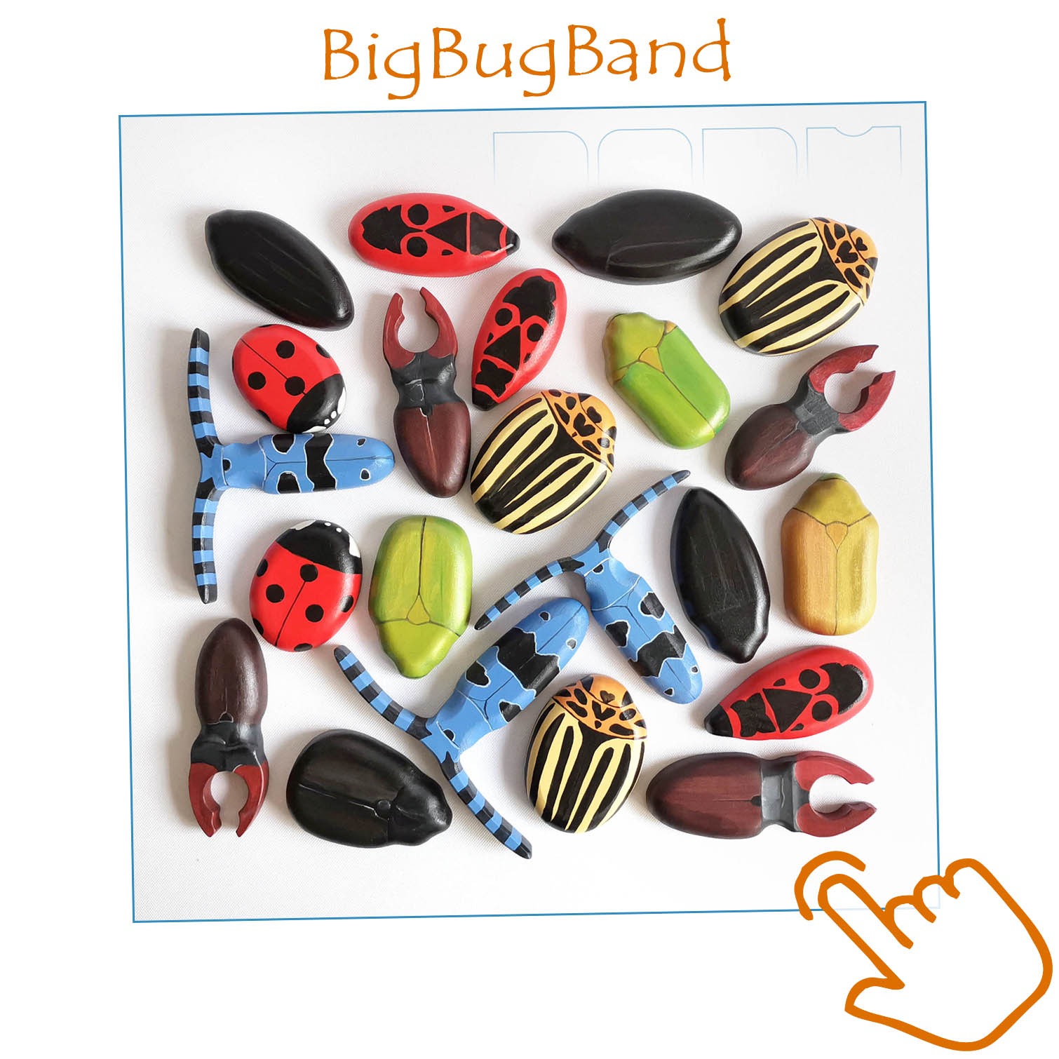 Wooden Toy Bugs for Little Ones