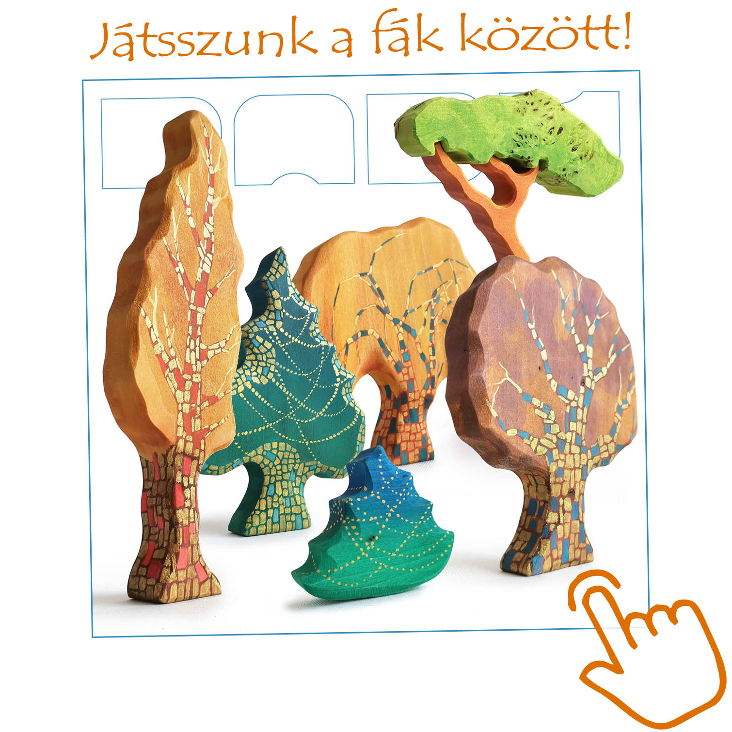 Fajáték fák Dadutól: nyílt végű, fejlesztő,természetközeli szerepjátékokhoz