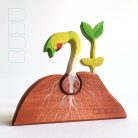 Crop grower dadu — wooden toy for developing bean and children :)
