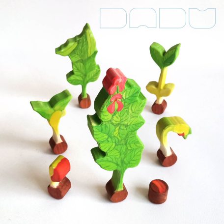 Crop grower dadu — wooden toy for developing bean and children :)