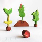 Crop grower dadu — wooden toy for developing bean and children :)