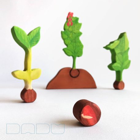 Crop grower dadu — wooden toy for developing bean and children :)