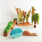 Lakeside DaduGarden with beaver, reeds and willow