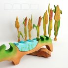 Lakeside DaduGarden with beaver, reeds and willow