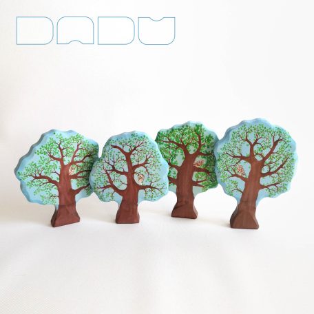 Owl on tree  —  wooden toy