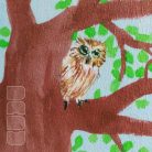 Owl on tree  —  wooden toy
