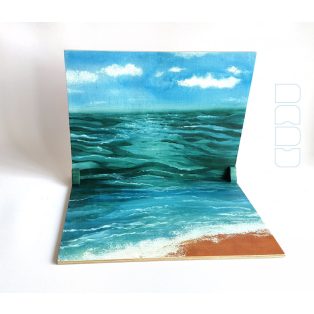 Grumpy sea background