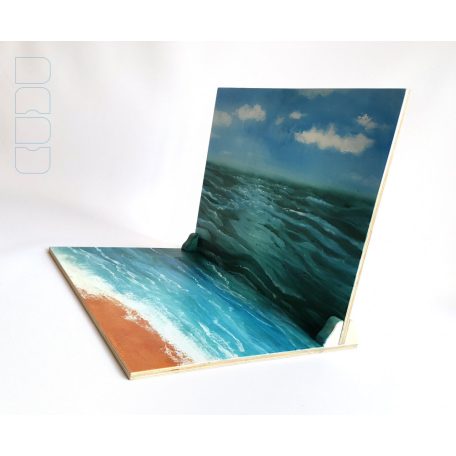 Grumpy sea background