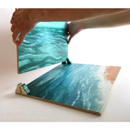 Grumpy sea background