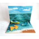 Grumpy sea background