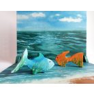 Grumpy sea background