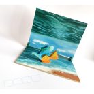 Grumpy sea background