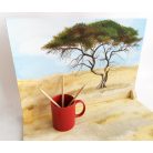 Background for the savanna toy