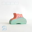 Silly Cats: Extraordinary Colorful Wooden Toy Animals
