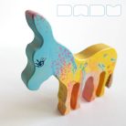 Bebop animals from neighborhood - handpainted wooden toys