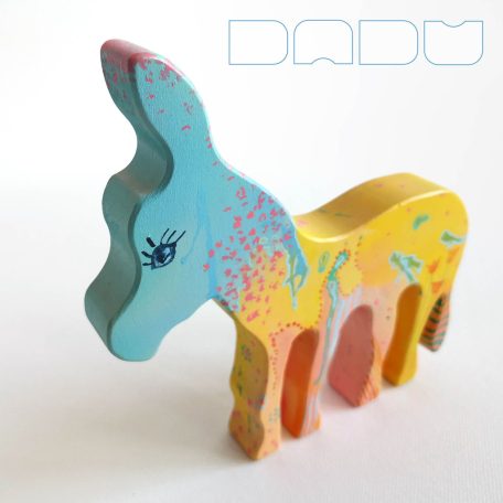 Bebop animals from neighborhood - handpainted wooden toys