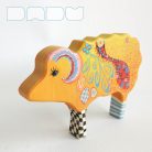 Bebop animals from neighborhood - handpainted wooden toys