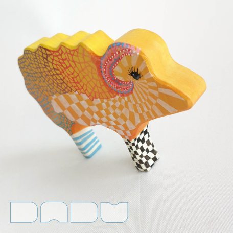 Bebop animals from neighborhood - handpainted wooden toys