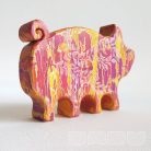 Bebop animals from neighborhood - handpainted wooden toys