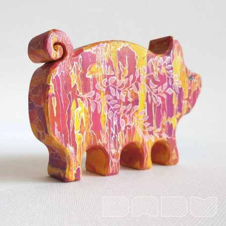 Bebop animals from neighborhood - handpainted wooden toys