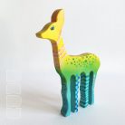 Bebop animals from neighborhood - handpainted wooden toys