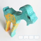 Bebop animals from neighborhood - handpainted wooden toys