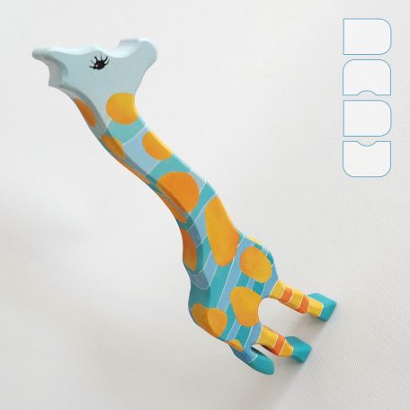 Bebop african animals - handpainted wooden toys