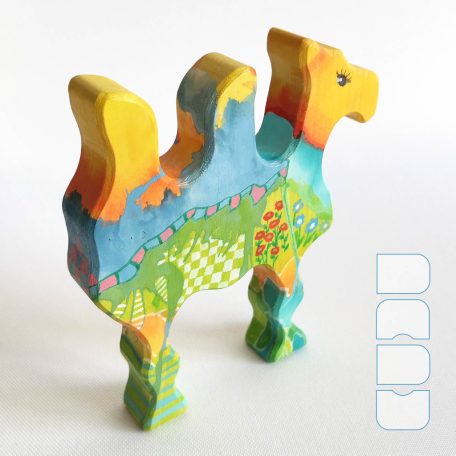 Bebop camels - handpainted wooden toys 