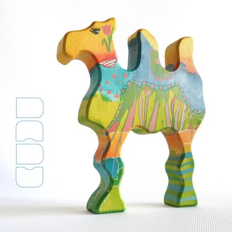 Bebop camels - handpainted wooden toys 