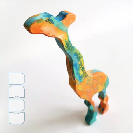 Dadu Bebop cheerful animals—handpainted wooden toys
