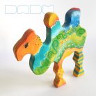 Dadu Bebop cheerful animals—handpainted wooden toys