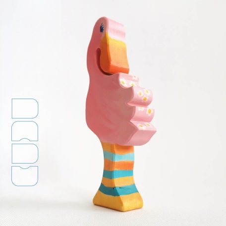 Bebop cheerful animals—wooden toys or decorations