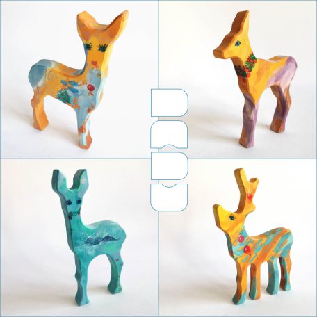 Bebops for christmas -  deers various designs - toys and decorations