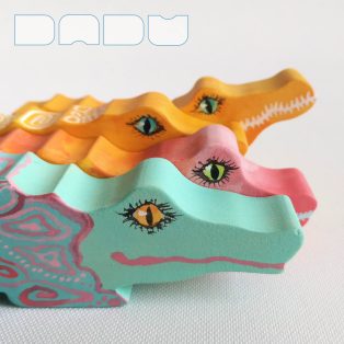 Bebop crocodiles — toys or decorations