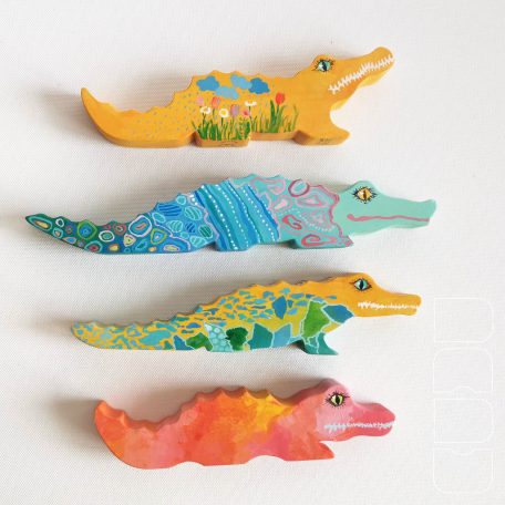 Bebop crocodiles — toys or decorations