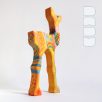 Bebop animals from neighborhood - handpainted wooden toys