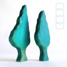 Cypress treer: decorative wooden toys, various designs