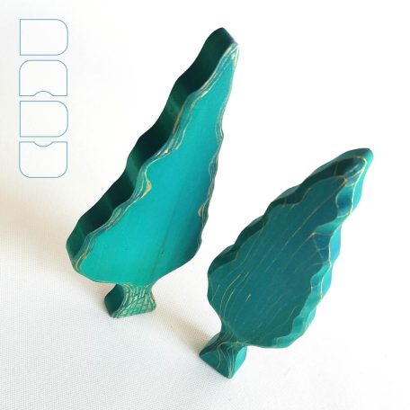 Cypress treer: decorative wooden toys, various designs