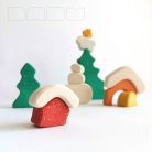 Winter landscape - Advent Calendar wooden tray puzzle