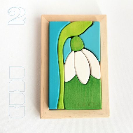 Snowdrop wooden puzzle - various designs