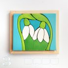 Snowdrop wooden puzzle - various designs