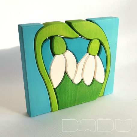 Snowdrop wooden puzzle - various designs