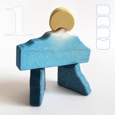 Winter landscape -  wooden tray puzzle for little ones, various designs