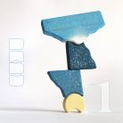 Winter landscape -  wooden tray puzzle for little ones, various designs