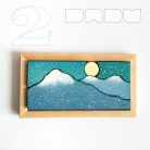 Winter landscape -  wooden tray puzzle for little ones, various designs