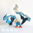 Snowy landscape - Advent Calendar wooden tray puzzle