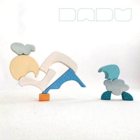 Winter Dadu with a sled