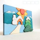 Sunny winter landscape