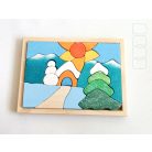 Sunny winter landscape