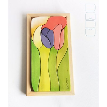 Callalilies and a tulip